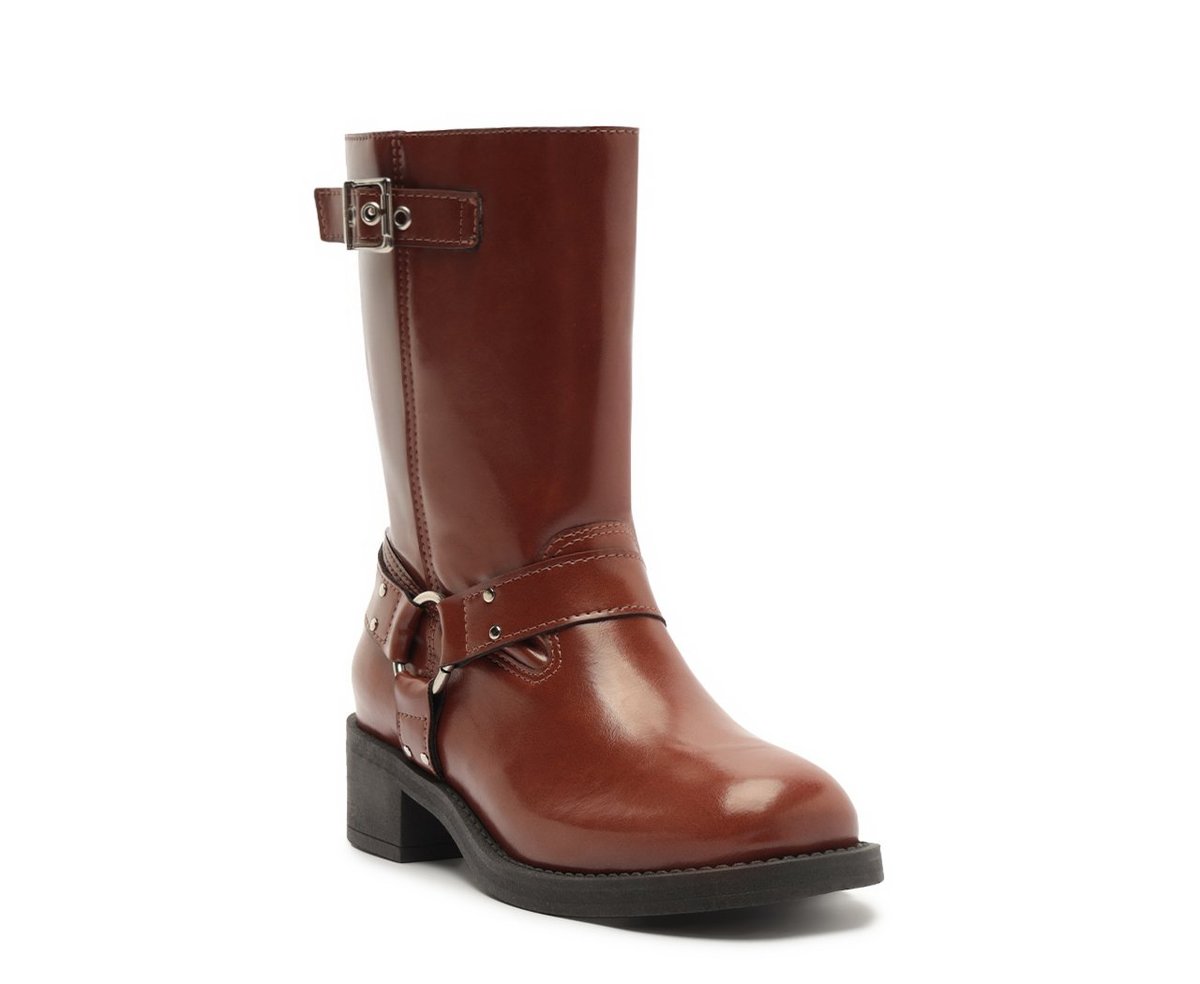 BOTA BIKER CANO MÉDIO MARROM C 30811 0001 0004 ANACAPRI Imagem secundária do produto