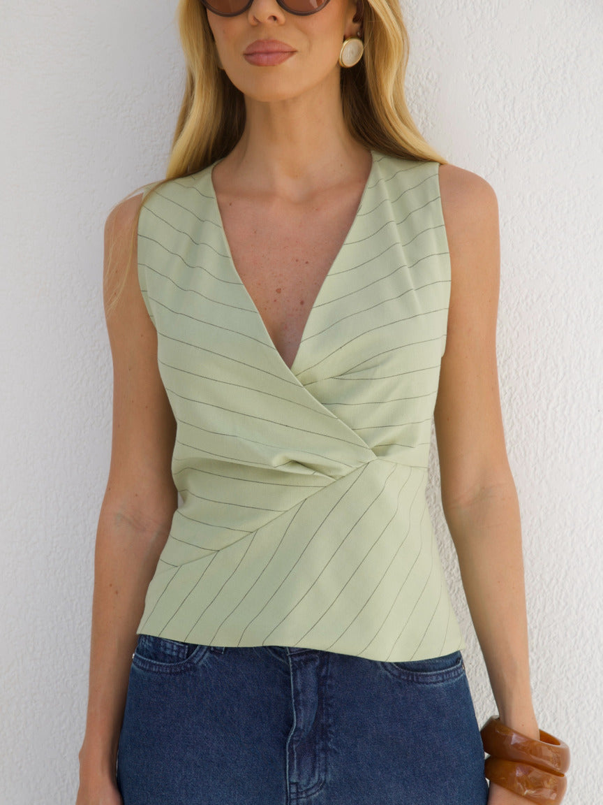 Blusa Feminina Skenn ref. BLUSA ALFAIATARIA - VintedoisK