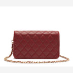 BOLSA TIRACOLO PEQUENA MATELASS CORRENTE VERMELHA C 50036 0059 0005 ANACAPRI