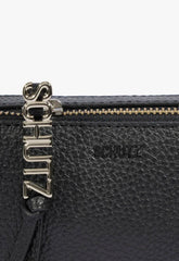 BOLSA TIRACOLO PEQUENA NICKY COURO PRETA S 50015 0865 0001 SCHUTZ