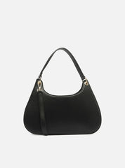 BOLSA SHOULDER PRETA GRANDE METAIS ZÍPER A 57100 2606 0001 AREZZO