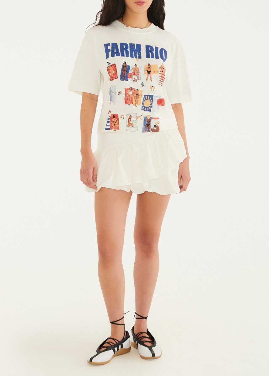 BLUSA T-SHIRT MEDIA PLAYA 352971 FARM RIO Imagem secundária do produto