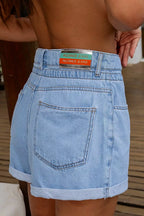 Shorts Feminino Alcance ref. SHORTS JEANS - VintedoisK