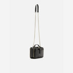 BOLSA TIRACOLO PRETA PEQUENA BOLSO DUPLO A 57100 2436 0001 AREZZO