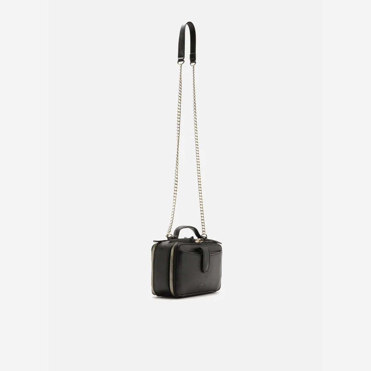 BOLSA TIRACOLO PRETA PEQUENA BOLSO DUPLO A 57100 2436 0001 AREZZO