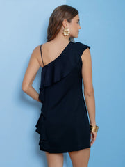 VESTIDO BABADOS ALFAIATARIA 403611 SKENN