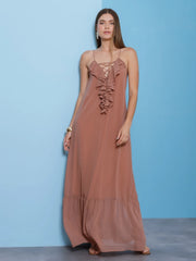 VESTIDO TOQUE DE SEDA 403627 SKENN