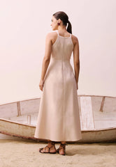 VESTIDO MIDI BOLSO INV 105311 CACAY