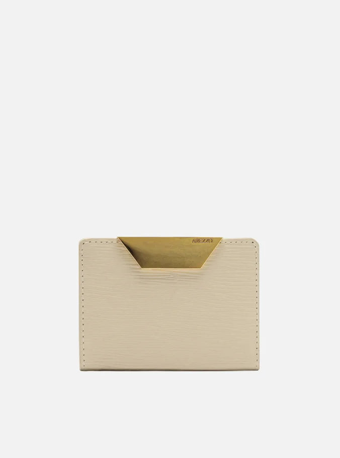 PORTA CARTÕES OFF COURO WAVE PEQUENO METAL A 40011 0310 0011 AREZZO