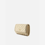 BOLSA TIRACOLO DOURADA PEQUENA MATELASSÊ CORRENTE A 57100 1798 0017 AREZZO