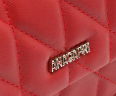 BOLSA TIRACOLO MÉDIA MATELASSÊ TRIANGULAR VERMELHA C 50036 0006 0004 ANACAPRI