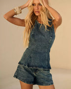Shorts Feminino Alcance ref. SHORT JEANS - VintedoisK