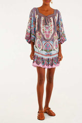 VESTIDO CURTO NIRVANA 345227 FARM RIO