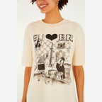 BLUSA T-SHIRT MEDIA SINUCA DE BAR 369922 FARM RIO