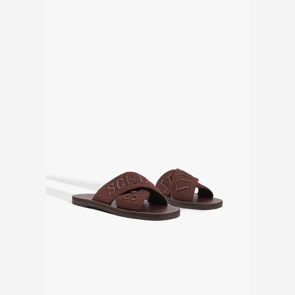 SANDÁLIA X RASTEIRA BICO QUADRADO MARROM  S 20889 0115 0047 SCHUTZ