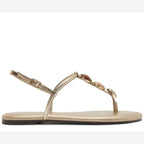 SANDÁLIA RASTEIRA SLIM PEDRARIAS DOURADA C 30294 0051 0005 ANACAPRI