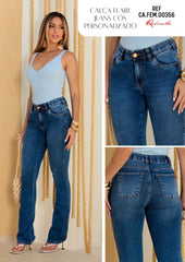 CALÇA JEANS FLARE COS PERSONALIZADO FEM00356 REVANCHE