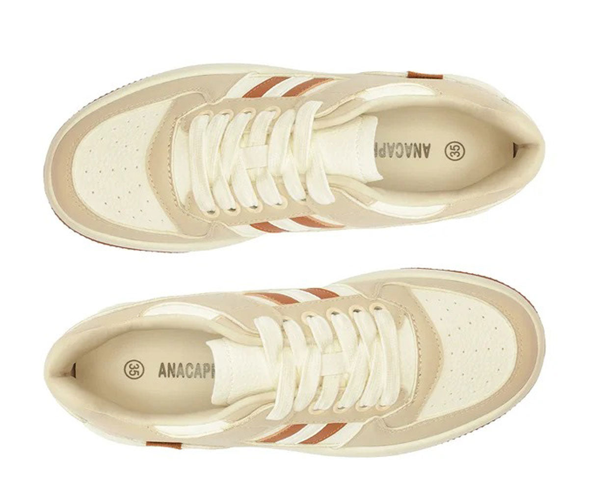 Tênis Feminina ANACAPRI ref. AURA BEGE - VintedoisK