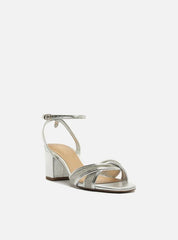 SANDÁLIA PRATA SALTO BLOCO STRASS ENLACE A 11551 0072 0001 AREZZO