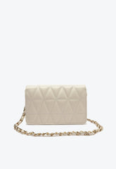 BOLSA PEQUENA TIRACOLO 944 MATELASSÊ BRANCA S 50018 1206 0022 SCHUTZ