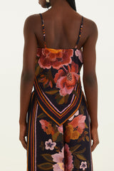 BLUSA REGATA FLORAL CLEO 345371 FARM RIO