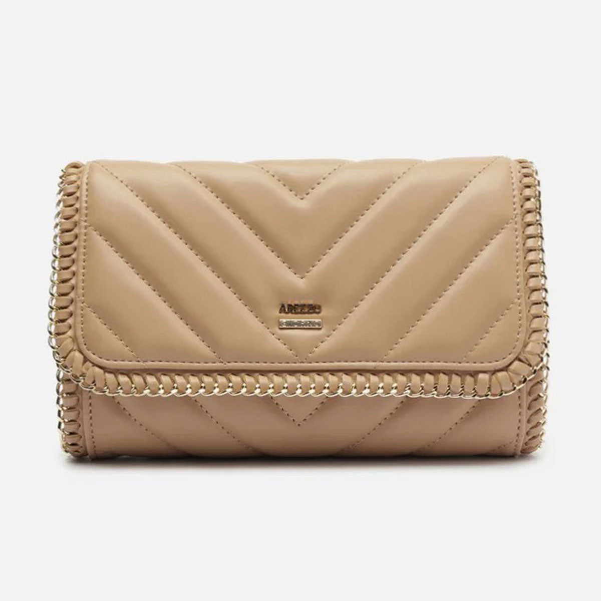 BOLSA TIRACOLO NUDE PEQUENA MATELASSÊ CORRENTE A 57100 1798 0011 AREZZO