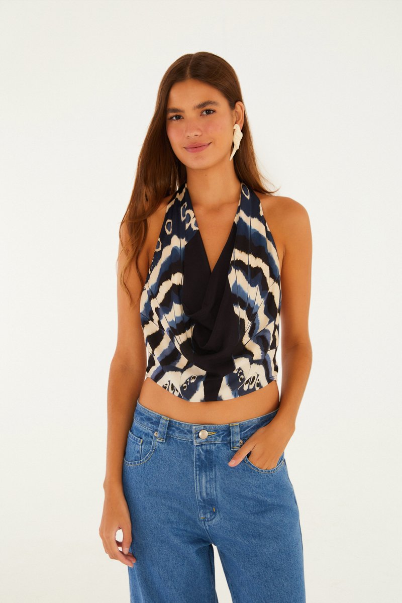 Blusa Feminina Farm ref. BLUSA DECOTE - VintedoisK Imagem principal do produto
