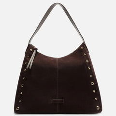 BOLSA HOBO MARROM ACAMURÇADA GRANDE REBITES A 50011 0961 0003 AREZZO