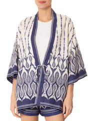 BLUSA KIMONO PEIXEI CORRENTEZA 350999 FARM RIO