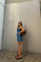 Shorts Feminino Alcance ref. SHORTS JEANS - VintedoisK
