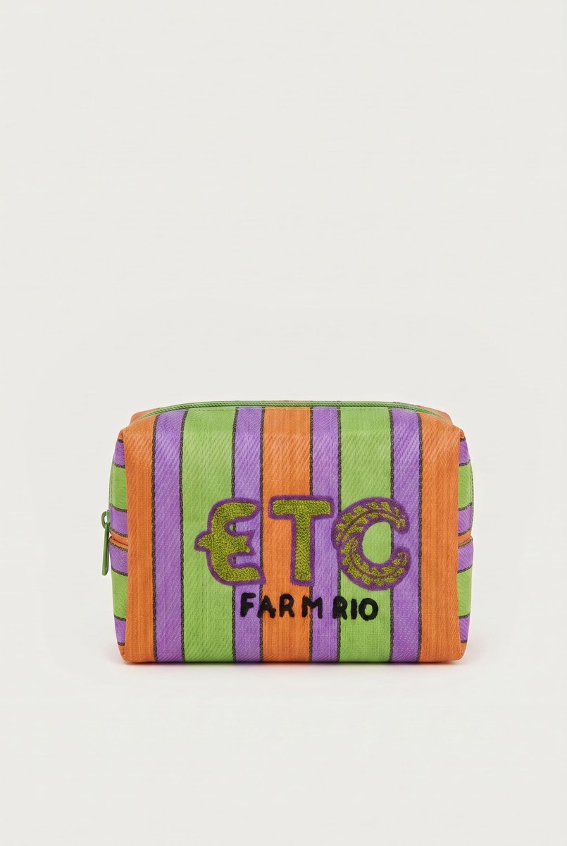 Necessaire Feminina Farm rio ref. NECESSAIRE RAFIA - VintedoisK