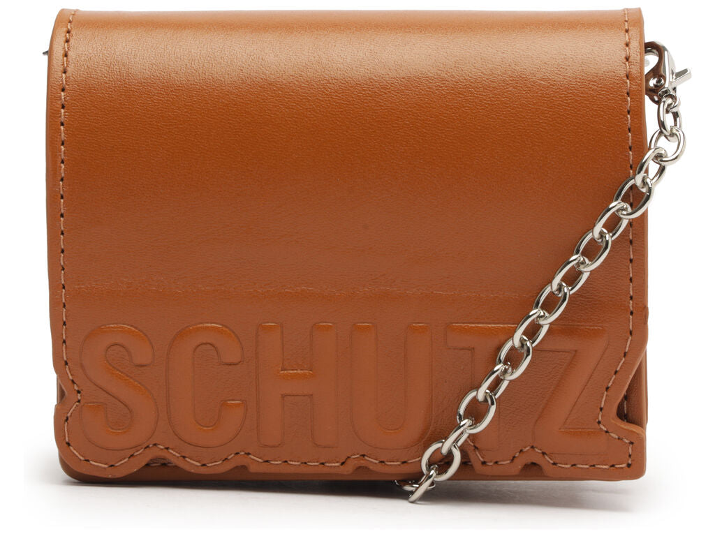 CARTEIRA FLARE UP MARROM S 46058 0373 0004 SCHUTZ
