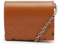 CARTEIRA FLARE UP MARROM S 46058 0373 0004 SCHUTZ