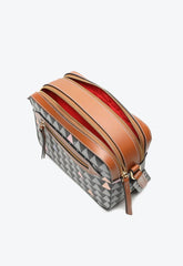 BOLSA TIRACOLO MÉDIA TRIANGLE PRETA S 50010 0102 0017 SCHUTZ