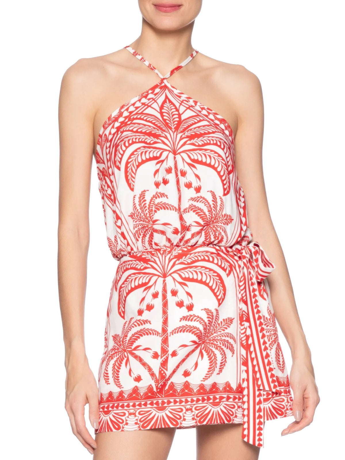 VESTIDO CURTO COQUEIRO DE FLOR 351486 FARM RIO