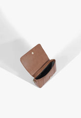 BOLSA TIRACOLO PEQUENA DARYA MARROM S 50010 0885 0002 SCHUTZ