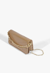 BOLSA BEGE COURO COSTURA EM X S 50018 3035 0003 SCHUTZ