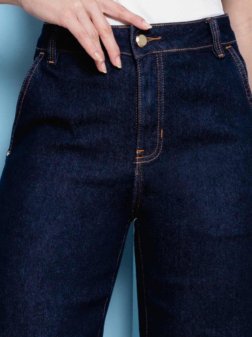 Calça Feminina Skenn ref. JEANS RETA - VintedoisK