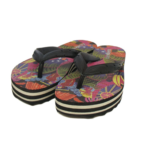 CHINELO DE DEDO FARM PRETO ESTAMPADO J 10060 0022 0003 FARM SHOES