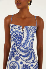 VESTIDO LONGO DELICADEZA BANANA 345552 FARM RIO
