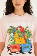 BLUSA T-SHIRT ENGRADADOS 352984 FARM RIO