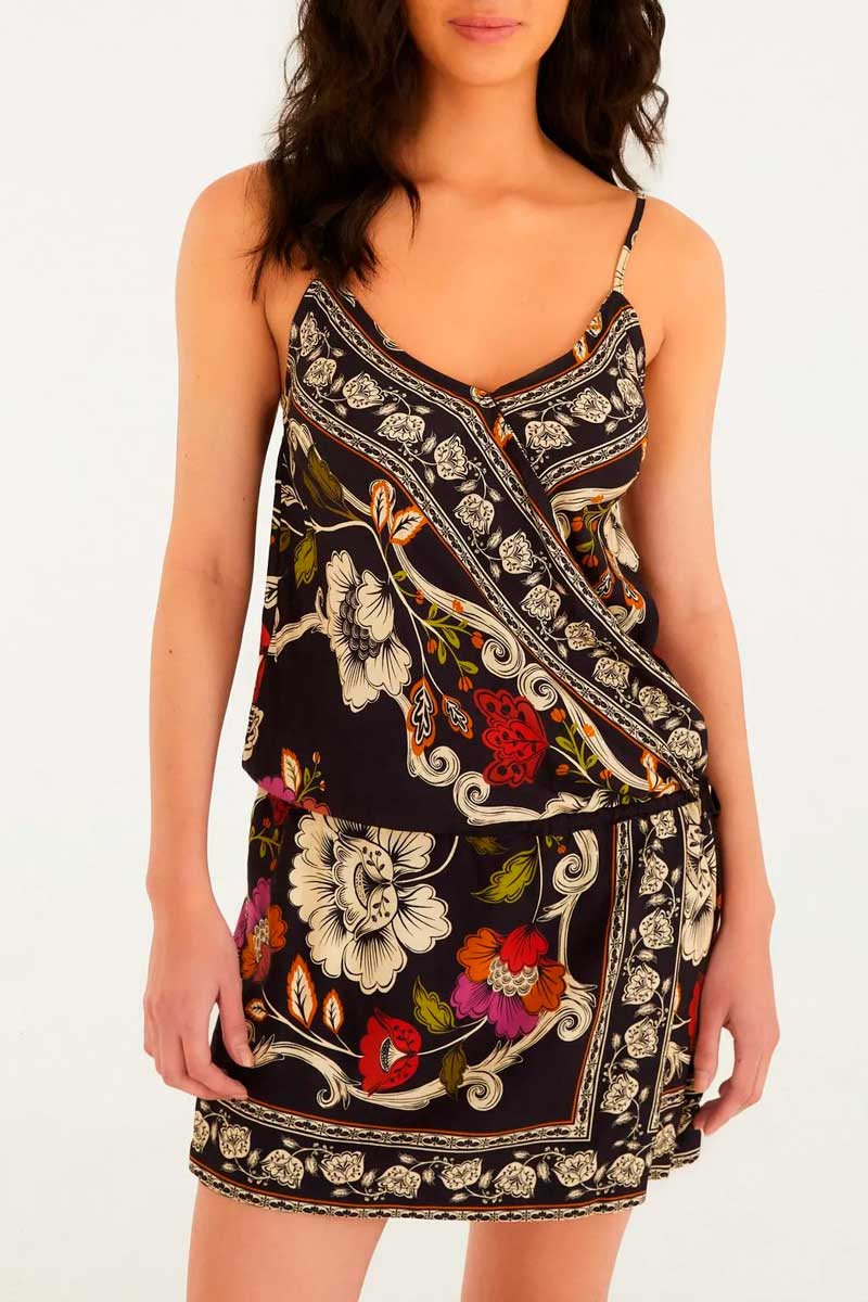 VESTIDO CURTO FLOR DE FITA 349482 FARM RIO