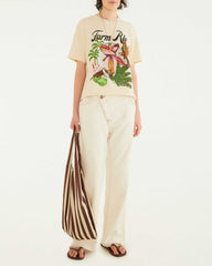 BLUSA T-SHIRT MEDIA MANGARA 357251 FARM RIO