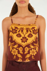 BLUSA REGATA FLORAL GUANACASTE 341389 FARM RIO