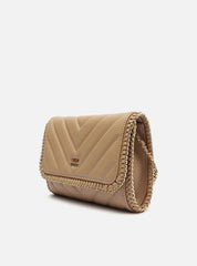 BOLSA TIRACOLO NUDE PEQUENA MATELASSÊ CORRENTE A 57100 1798 0011 AREZZO