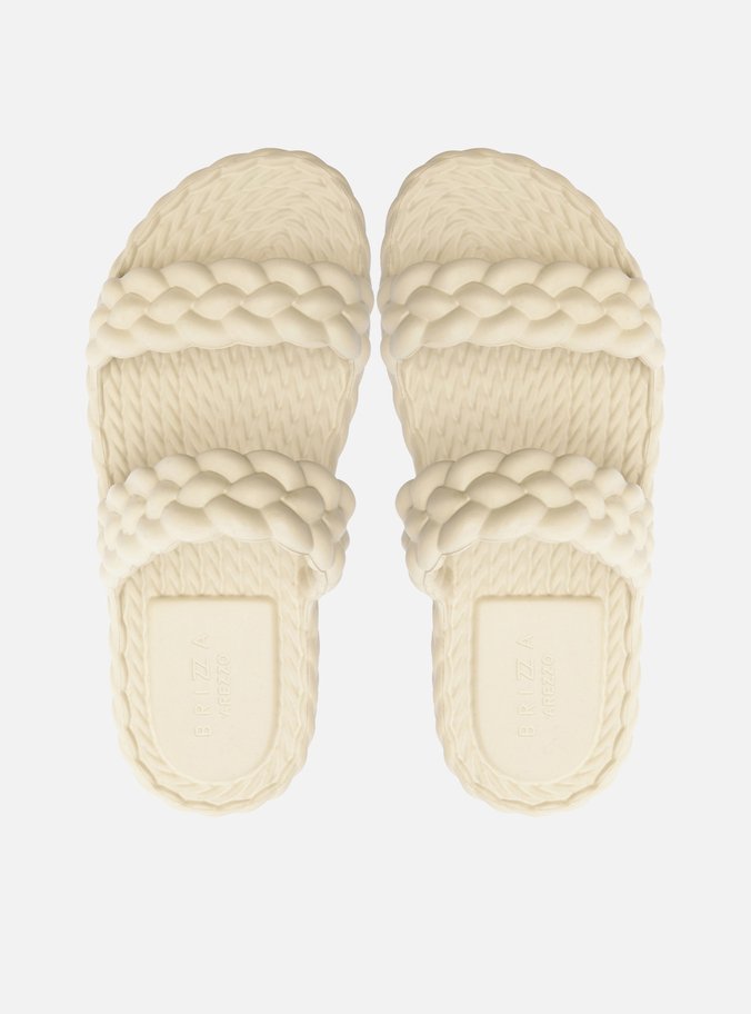 Sandália Feminina BRIZZA ref. BRANCA FLATFORM - VintedoisK