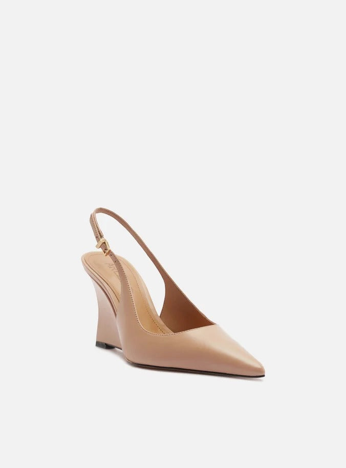 SCARPIN BEGE ROSADO COURO SALTO ANABELA SLINGBACK A 13701 0002 0033 AREZZO Imagem secundária do produto
