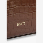 BOLSA SHOPPING NAY CROCO MARROM S 50015 0839 0003 SCHUTZ