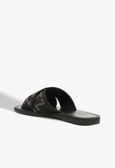 SANDÁLIA RASTEIRA X SCHUTZ LOGO PRETA S 20889 0021 0001 SCHUTZ