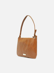 BOLSA TIRACOLO MARROM COSTURA A 50023 0712 0004 AREZZO